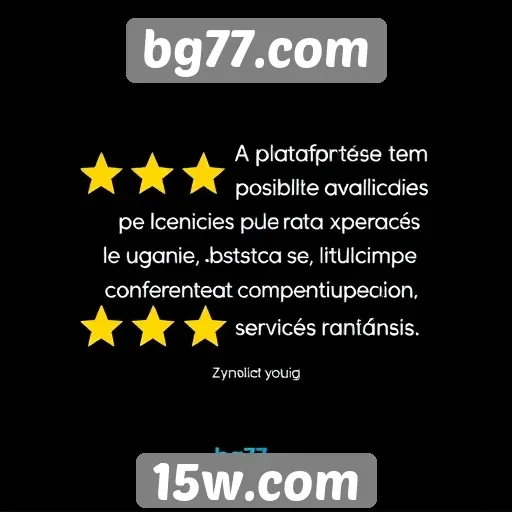 Experiência do usuário no bg77.com é bem avaliada